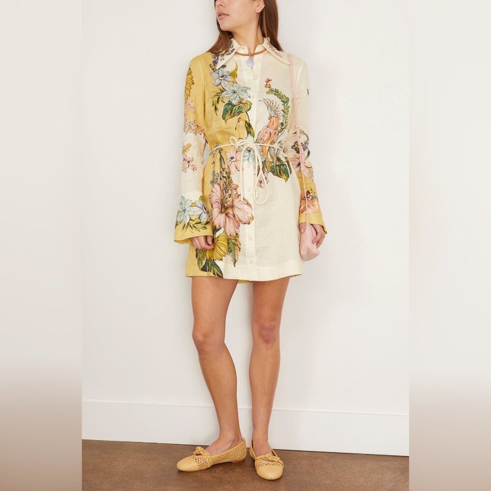 ALÉMAIS  Oleander Mini Dress in Multi